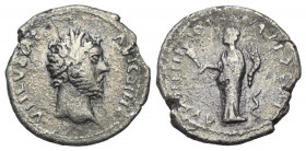Imitationen römischer Münzen.

 Denar (Silber).
Imitation eines Denars des Marcus Aurelius.
Vs: Trugschrift. Belorbeerter Kopf rechts.
Rs: Trugsc...