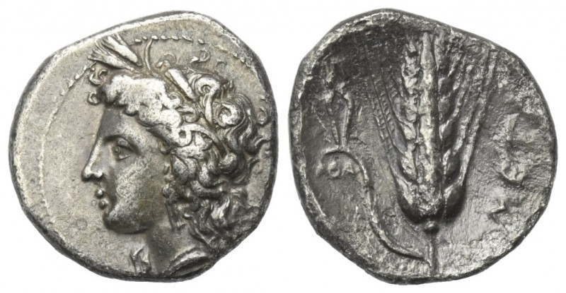 Lukanien. Metapont.

 Nomos oder Tridrachme (Silber). Ca. 330 - 290 v. Chr.
V...