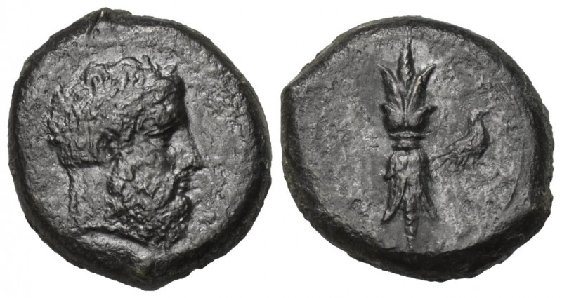 Sizilien. Syrakus. Timoleon und 3. Demokratie (343 - 317 v. Chr.).

 Bronze.
...