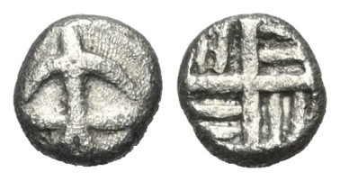 Thrakien. Apollonia Pontika.

 Hemiobol (Silber). Ca. 540 - 530 v. Chr.
Vs: A...