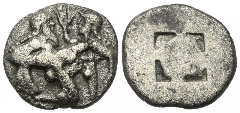 Inseln vor Thrakien. Thasos.

 Stater (Silber). Ca. 480 - 463 v. Chr.
Vs: Nac...