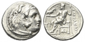 Königreich Makedonien. Alexander III. der Große (336 - 323 v. Chr.).

 Drachme (Silber). Ca. 323 - 319 v. Chr. Sardeis.
Vs: Kopf des jugendlichen H...