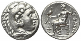 Königreich Makedonien. Alexander III. der Große (336 - 323 v. Chr.).

 Tetradrachme (Silber). Ca. 315 - 294 v. Chr. Amphipolis.
Vs: Kopf des jugend...