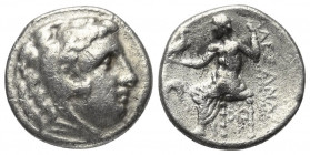 Königreich Makedonien. Alexander III. der Große (336 - 323 v. Chr.).

 Drachme (Silber). Ca. 300 - 295 v. Chr. Milet.
Vs: Kopf des jugendlichen Her...