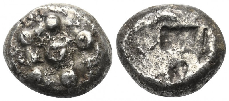 Kleinasien. Ungesicherte Münzstätten.

 Stater (Silber). 6. Jhdt. v. Chr.
Vs:...