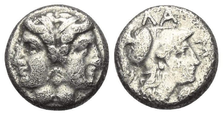 Mysien. Lampsakos.

 Hemidrachme (Silber). 4. - 3. Jhdt. v. Chr.
Vs: Janusför...