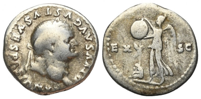 Vespasianus (69 - 79 n. Chr.).

 Denar (Silber). 80 - 81 n. Chr. Rom.
Vs: DIV...