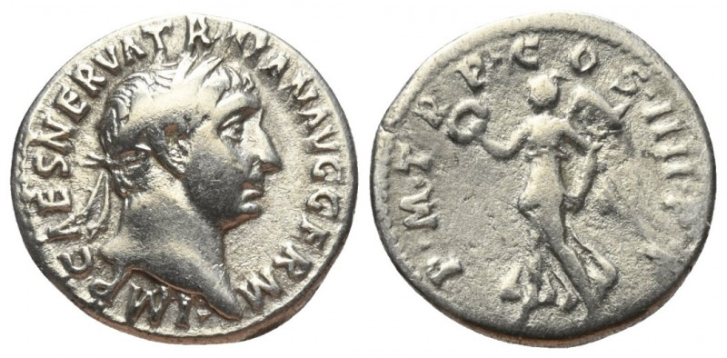 Traianus (98 - 117 n. Chr.).

 Denar (Silber). 102 n. Chr. Rom.
Vs: IMP CAES ...