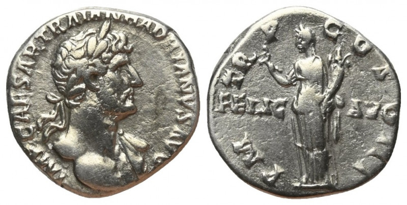 Hadrianus (117 - 138 n. Chr.).

 Denar (Silber). 119 - 122 n. Chr. Rom.
Vs: I...