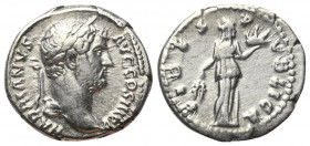 Hadrianus (117 - 138 n. Chr.).

 Denar (Silber). 137 n. Chr. Rom.
Vs: HADRIANVS AVG COS III P P. Kopf mit Lorbeerkranz rechts.
Rs: FIDES PVBLICA. ...