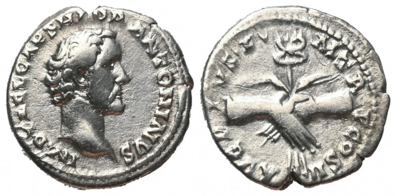 Antoninus Pius (138 - 161 n. Chr.).

 Denar (Silber). 139 n. Chr. Rom.
Vs: IM...