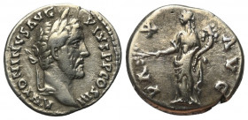 Antoninus Pius (138 - 161 n. Chr.).

 Denar (Silber). 140 - 143 n. Chr. Rom.
Vs: ANTONINVS AVG PIVS P P COS III. Kopf mit Lorbeerkranz rechts.
Rs:...