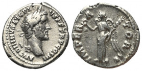 Antoninus Pius (138 - 161 n. Chr.).

 Denar (Silber). 143 n. Chr. Rom.
Vs: ANTONINVS AVG PIVS P P TR P COS III. Kopf mit Lorbeerkranz rechts.
Rs: ...
