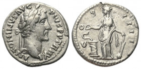 Antoninus Pius (138 - 161 n. Chr.).

 Denar (Silber). 147 - 148 n. Chr. Rom.
Vs: ANTONINVS AVG PIVS P P TR P XI. Kopf mit Lorbeerkranz rechts.
Rs:...