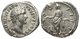 Antoninus Pius (138 - 161 n. Chr.).

 Denar (Silber). 147 - 148 n. Chr. Rom.
Vs: ANTONINVS AVG PIVS P P TR P XI. Kopf mit Lorbeerkranz rechts.
Rs:...