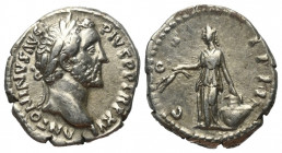 Antoninus Pius (138 - 161 n. Chr.).

 Denar (Silber). 152 - 153 n. Chr. Rom.
Vs: ANTONINVS AVG PIVS P P TR P XVI. Kopf mit Lorbeerkranz rechts.
Rs...