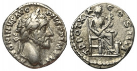 Antoninus Pius (138 - 161 n. Chr.).

 Denar (Silber). 156 - 157 n. Chr. Rom.
Vs: ANTONINVS AVG PIVS P P IMP II. Kopf mit Lorbeerkranz rechts.
Rs: ...