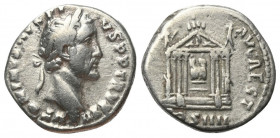 Antoninus Pius (138 - 161 n. Chr.).

 Denar (Silber). 158 - 159 n. Chr. Rom.
Vs: ANTONINVS AVG PIVS P P TR P XXII. Kopf mit Lorbeerkranz rechts.
R...