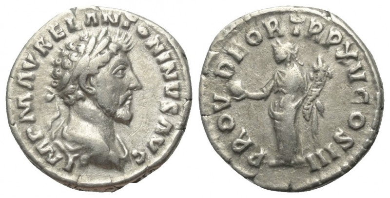 Marcus Aurelius (161 - 180 n. Chr.).

 Denar (Silber). 161 n. Chr. Rom.
Vs: I...