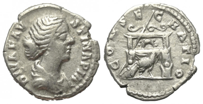Faustina II. (gest. 176 n. Chr.). Diva Faustina II.

 Denar (Silber). Nach 176...