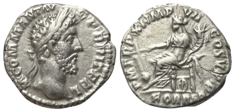 Commodus (177 - 192 n. Chr.).

 Denar (Silber). 185 n. Chr. Rom.
Vs: M COMM A...