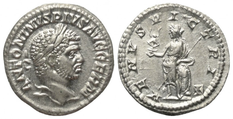 Caracalla (197 - 217 n. Chr.).

 Denar (Silber). 213 - 217 n. Chr. Rom.
Vs: A...