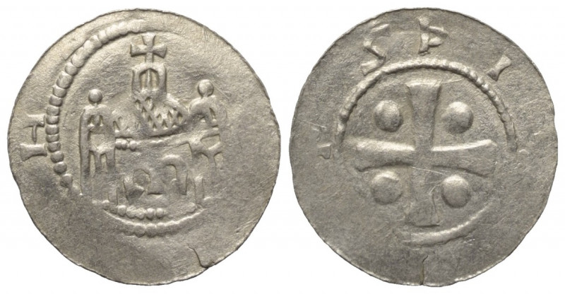 Erfurt - Bistum. Siegfried von Eppstein (1060 - 1084).

 Denar (Silber).
Vs: ...