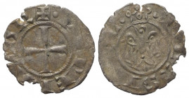 Italien. Sizilien - Königreich. Friedrich II. (1198 - 1250).

 Denar (Billon). 1221. Messina.
Vs: +F IPERATOR. Kreuz
Rs: REX SICIL. Adler, darüber...
