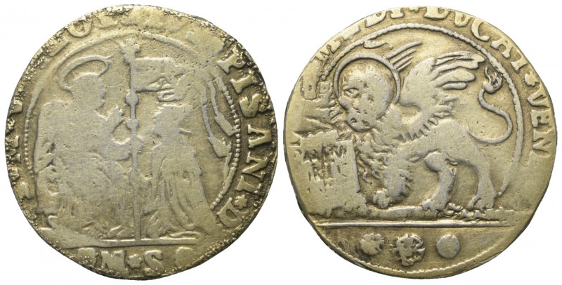 Italien. Venedig. Alvise Pisani (1735 - 1741).

 1/2 Ducato (Silber). Ohne Jah...