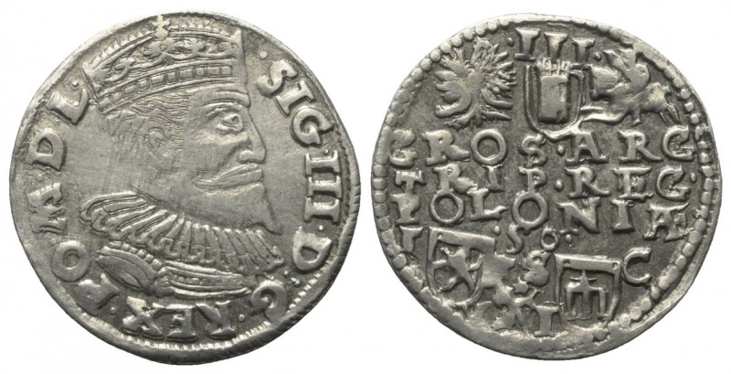 Polen. Königreich. Sigismund III. Wasa (1587 - 1632).

 Dreigröscher (Silber)....