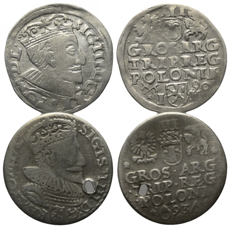 Polen. Königreich. Sigismund III. Wasa (1587 - 1632).

 Dreigröscher (Silber)....