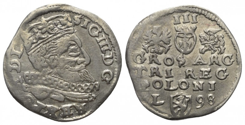 Polen. Königreich. Sigismund III. Wasa (1587 - 1632).

 Dreigröscher (Silber)....