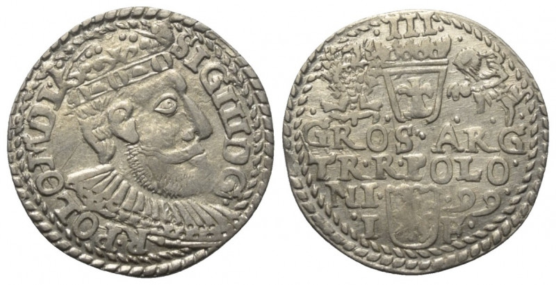 Polen. Königreich. Sigismund III. Wasa (1587 - 1632).

 Dreigröscher (Silber)....