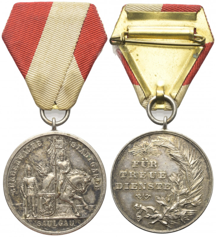 Deutschland. Salgau (Würtenberg) - Stadt.

 Silbermedaille. Ohne Jahr (ca. 193...