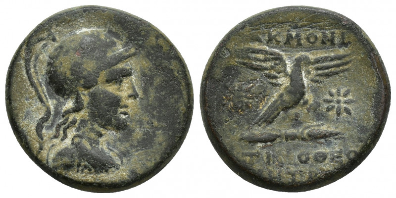 PHRYGIA. Akmoneia. Ae (1st century BC). 9.5g 23.1mm Timotheos and Metro[...], ma...