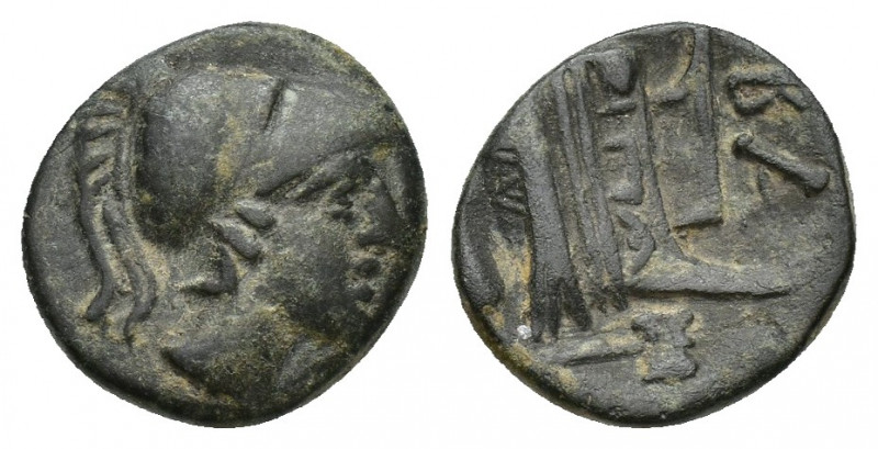 Macedonian Kingdom. Demetrios I Poliorketes. 306-283 B.C. AE unit (14.4 mm, 2.5 ...