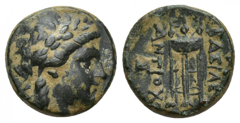 SELEUKID KINGS OF SYRIA. Antiochos II Theos (261–246 BC). Ae. 4.7g 16.5mm Perhap...