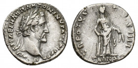 Antoninus Pius AD 138-161. Rome Denarius AR 17mm., 3,23g. IMP CAES T AEL HADR ANTONINVS AVG PIVS P P, laureate head of Antoninus Pius right / TR POT X...