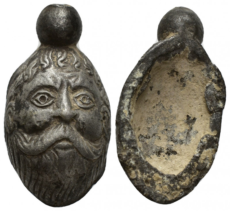 Antiquities
Roman&Greek Silver Applique.A nobleman facing straight.
29.3g 43.4...