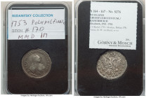 Elizabeth 4-Piece Lot of Uncertified Polupoltinniks (1/4 Roubles), 1) Polupoltinnik 1752 ММД-E, KM-C17a, Bit-167 2) Polupoltinnik 1753 ММД-IП, KM-C17a...