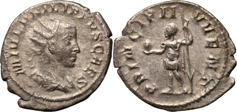 Roman Empire, Philip II 244-249, Antoninian, Rome Weight 3,12 g, 22 mm. Waga 3,1...