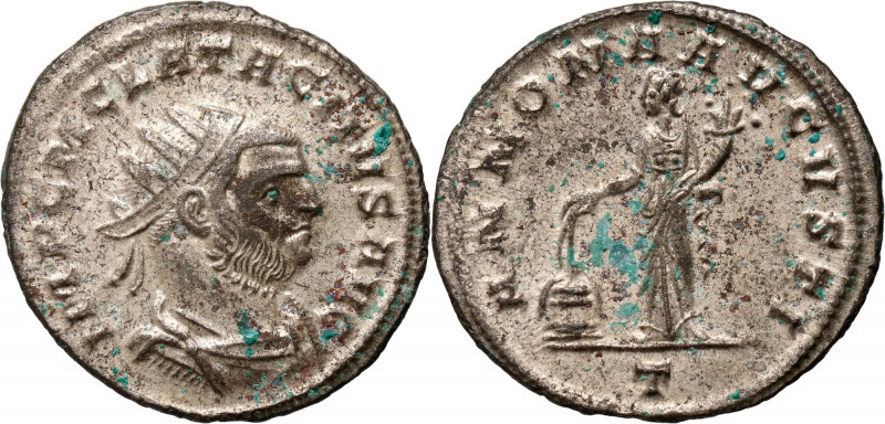 Roman Empire, Tacitus 275-276, Antoninian, Ticinum Weight 3,50 g, 22 mm.
 Waga ...