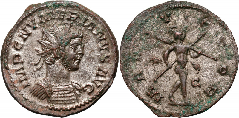 Roman Empire, Numerian 282-283, Antoninian, Lugdunum Weight 4,62 g, 22,5 mm.
 W...