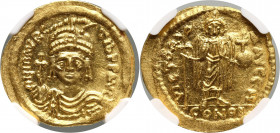 Byzantine Empire, Maurice Tiberius 582-602, Solidus, Constantinople