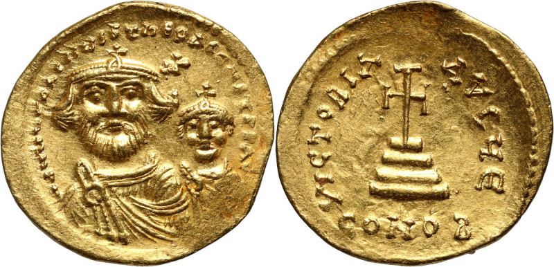 Byzantine Empire, Heraclius 610-641, Solidus, Constantinople Gold, weight 4,42 g...