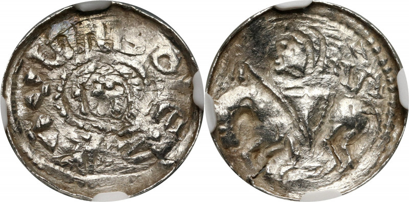 Bolesław II Śmiały 1058-1080, denar Waga 0,83 g. Ładnie zachowany.
Reference: K...