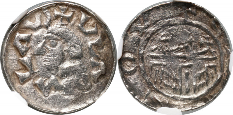 Władysław I Herman 1081-1102, denar Waga 0,89 g.&nbsp; Reference: Kopicki 32 (R1...