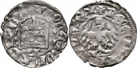 Władysław Jagiełło 1386-1434, półgrosz, Kraków, sygnatura SA