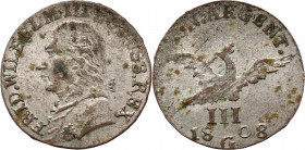 Śląsk, Fryderyk Wilhelm III, 3 krajcary 1808 G, Kłodzko