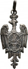 II RP, Odznaka pamiątkowa żołnierzy Polskiego Korpusu Posiłkowego na Węgrzech, Rarańcza-Huszt, 1918